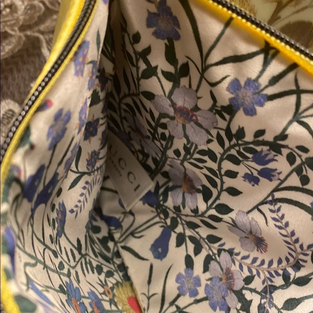Gucci Gold Holographic Cosmetic Bag